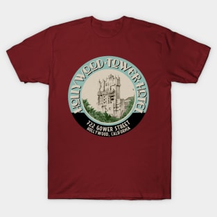 Tower of Terror Luggage Sticker T-Shirt